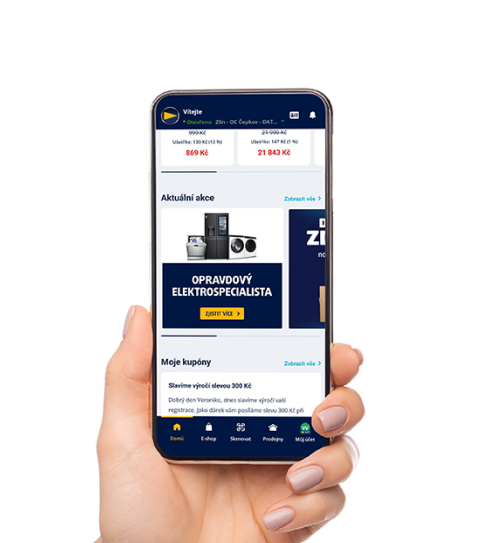 Mobilní aplikace Datart
