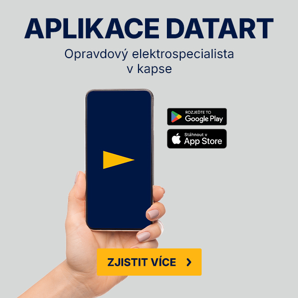 Aplikace DATART – opravdový elektrospecialista v kapse