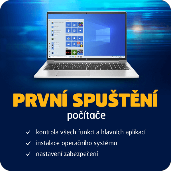 První spuštění