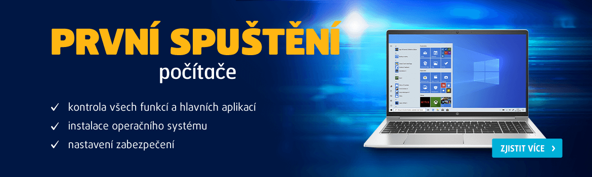 První spuštění